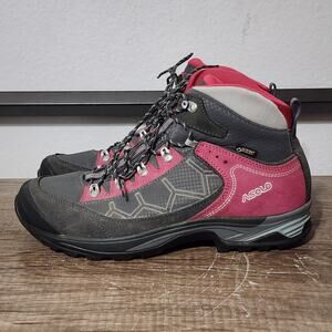 Asolo Falcon GV Women's Waterproof Gore-Tex Hiking Boots Shoes Size 9 Magenta